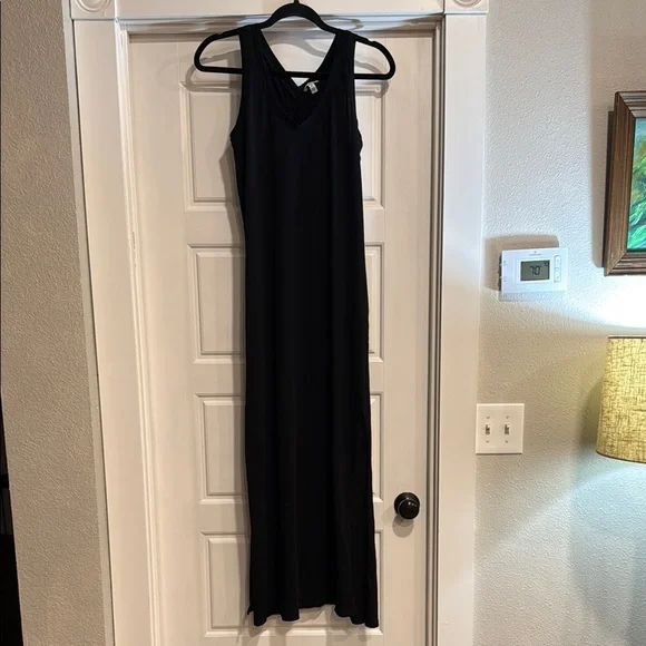 NWOT Susina Black Sleeveless Maxi Sundress - Picture 2 of 7